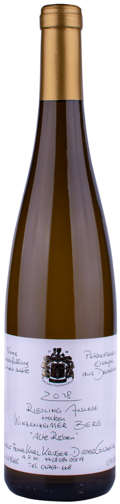Produktfoto: 2018 Riesling Auslese »Alte Reben«